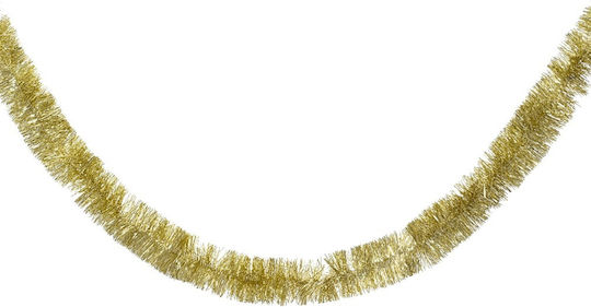 Kaemingk Weihnachtliche Girlande Plastik Gold 270x7.5cm 1Stück