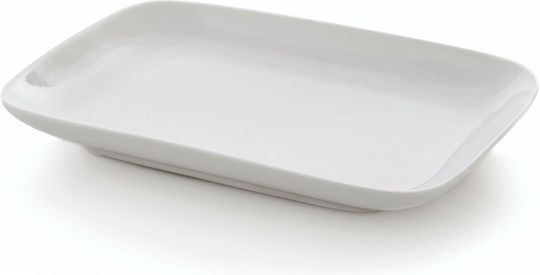 Πιατέλα Ορθογώνια Πορσελάνης Λευκή 21x13,5cm Gtsa 60-071123 00011383