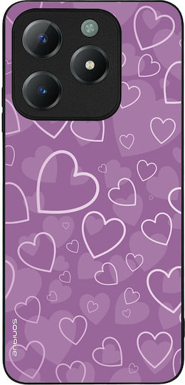 Калъф Sonique Heart Series за Realme C61 4G Realme C63 4G Лилав