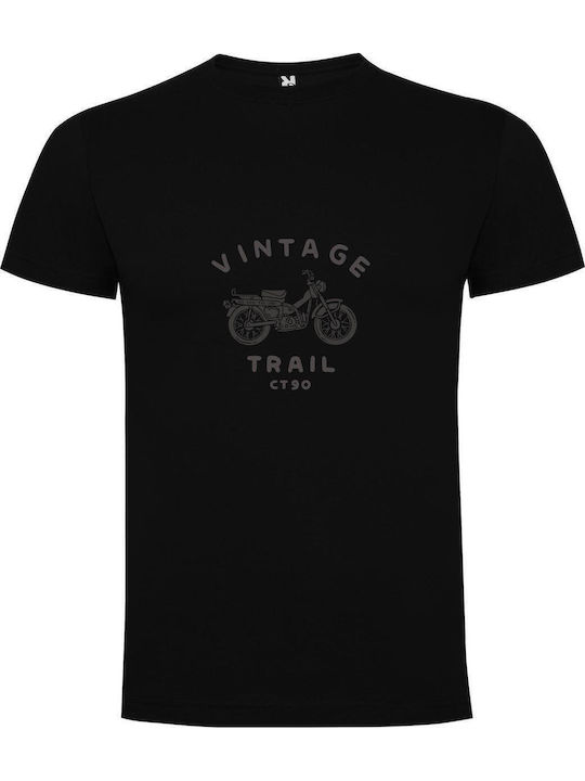 Vintage Retro Motorrad Kunst T-Shirt