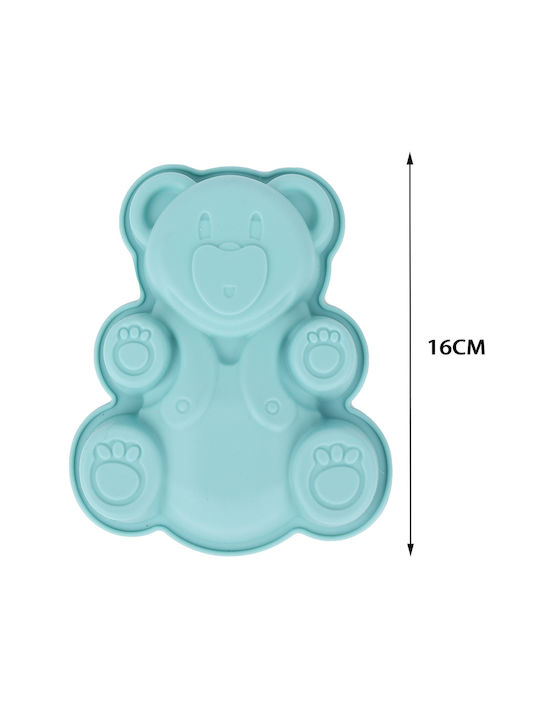 Tpster Silicone Cake Baking Pan Green 16x13cm