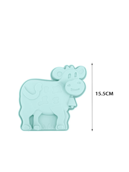 Tpster Silicone Cake Baking Pan Green 15.5x15cm