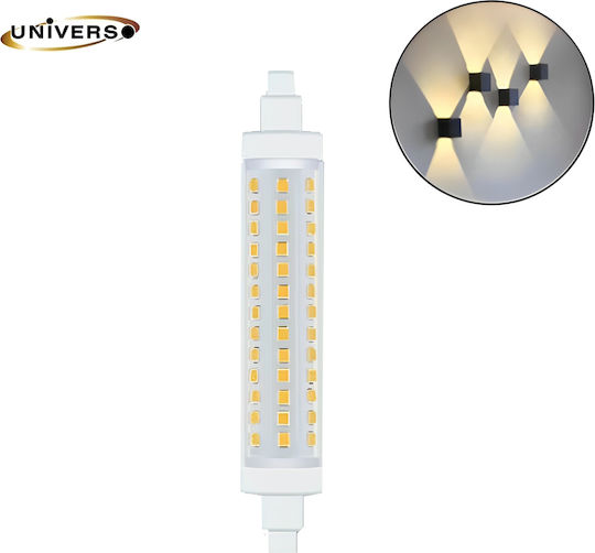 Universo Illuminazione Bec LED 10W 116mm pentru Soclu R7S Alb natural 880lm