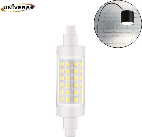Universo Illuminazione Λάμπα LED 8W 78mm για Ντουί R7S Ψυχρό Λευκό 880lm