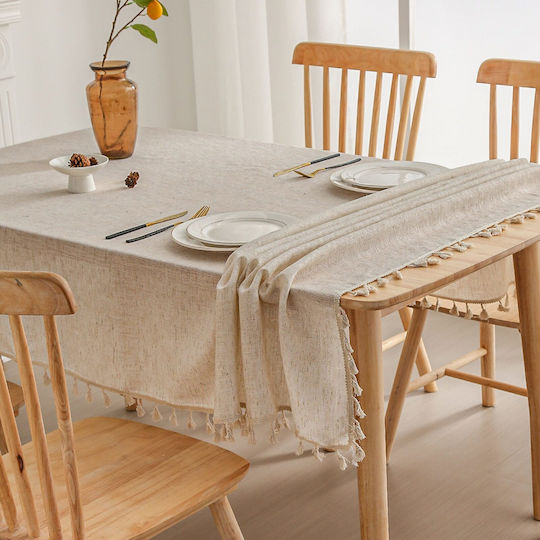 Beige Tablecloth 140x140cm