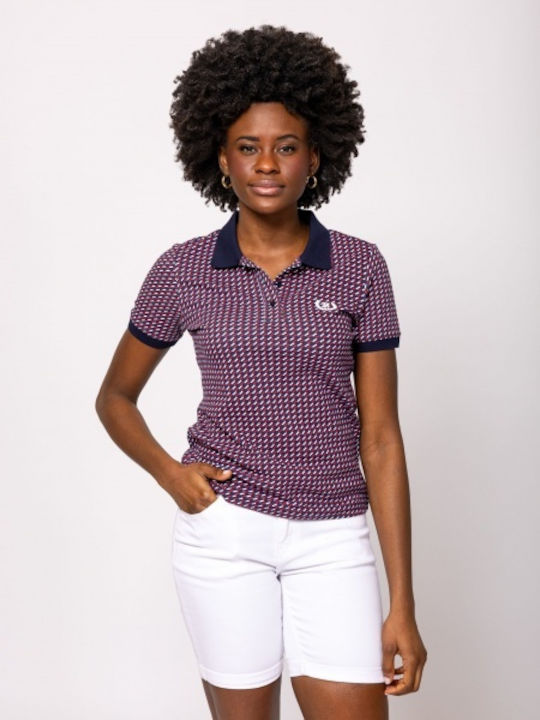 Women's Polo Blouse Short Sleeve Navy