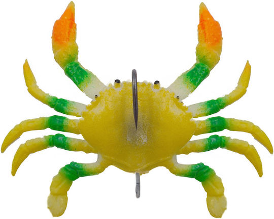 Shimatsu Oktopus Krabbe 10cm 40g Gelb Grün