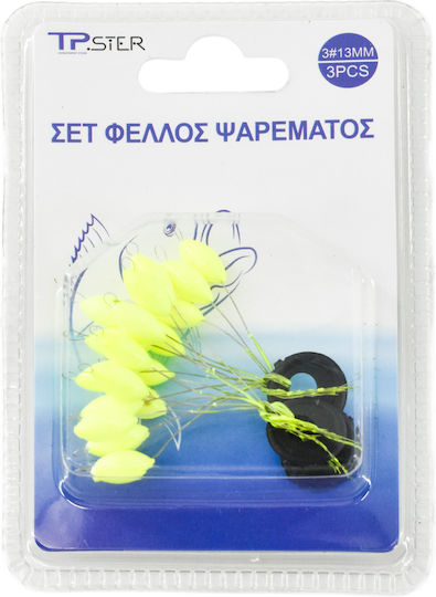 Tpster Στοπερ Ψαρεματος 3# 13mm 3pcs 38142