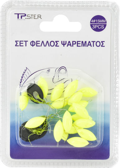 Opritoare de pescuit Tpster 4# 15mm 3buc 38143