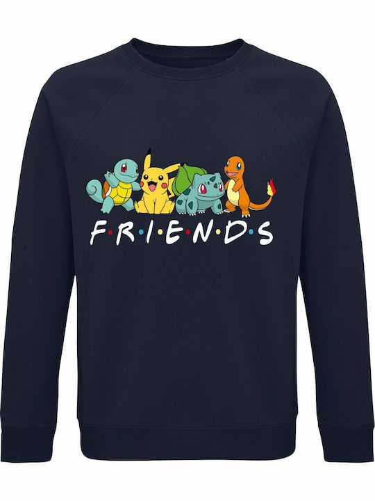Παιδικό Φούτερ Navy Pokemon Friends
