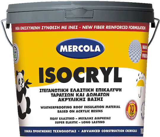 Mercola Isocryl Elastomer Acrilic Cimentic Material De Etanșare 10L