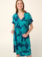 Sommer Damenkleid Blue Lagoon