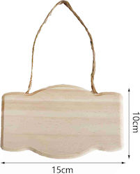 Semn din lemn Tpster 15*10*1cm 32235