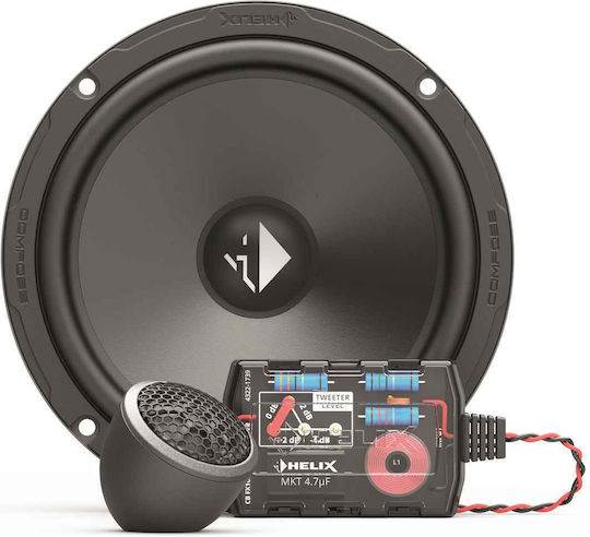 Helix CB K165.2-S3 Ηχείο Αυτοκινήτου 6.5" με 80W RMS (2 Δρόμων)
