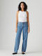 Baggy Dad Women's Jean Trousers in Dad Fit Indigo