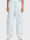 Γυναικείο Jean Παντελόνι σε Balloon Γραμμή Bleached Denim
