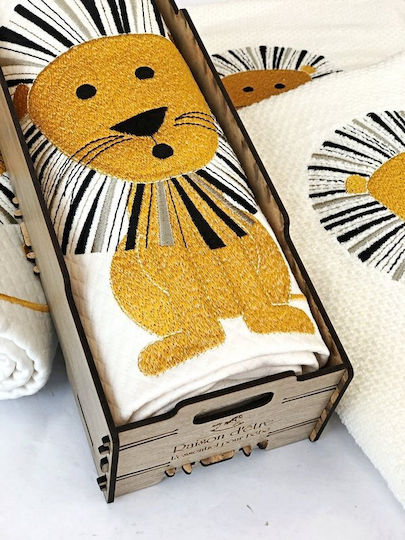 Raison D' Etre Blanket Nursery Swaddling Blankets Waffle Yellow 80x90cm