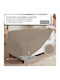 Elastic Cover for Two Seater Sofa Beige 170εκ. 1pcs