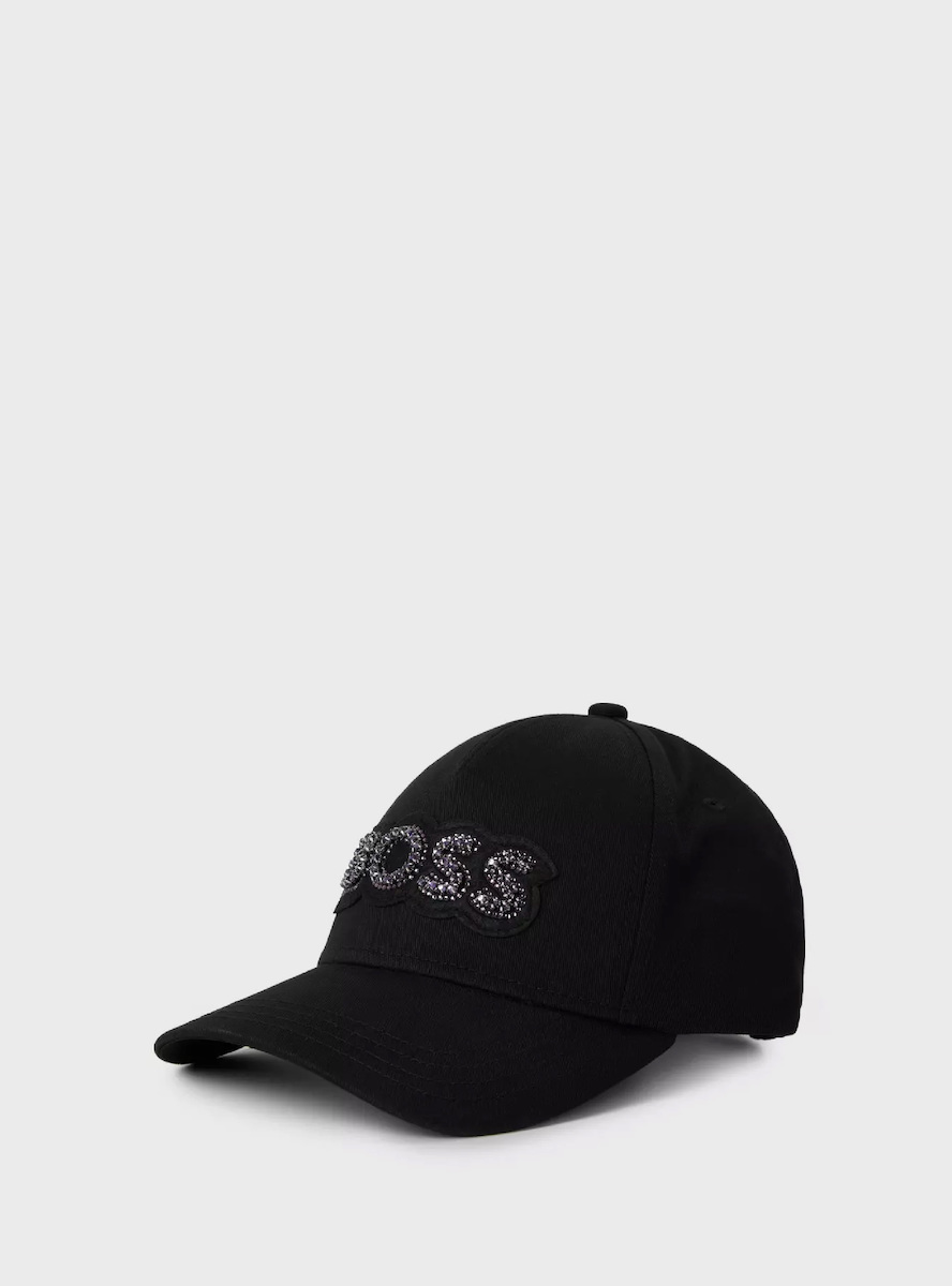 Boss Logo Cap Lilyan-st Black Hats Female Black 50540963-001