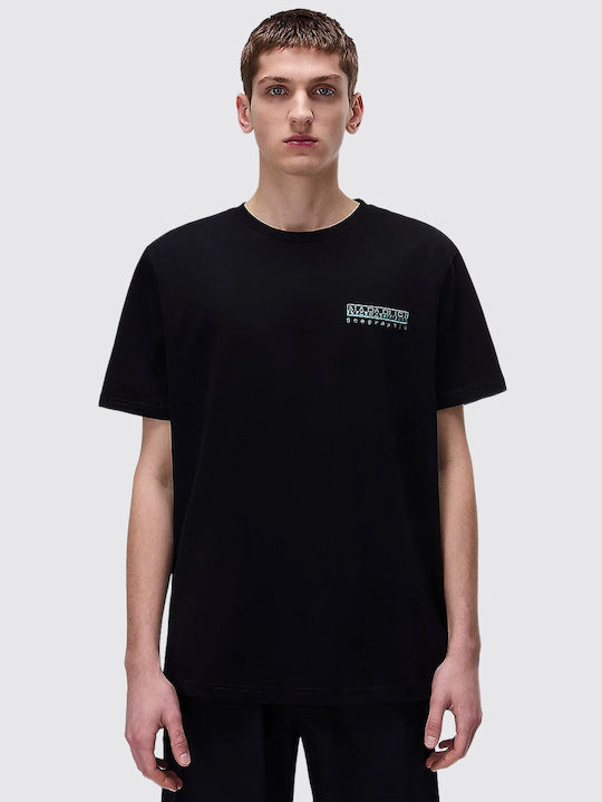 Napapijri T-shirt Μαύρο