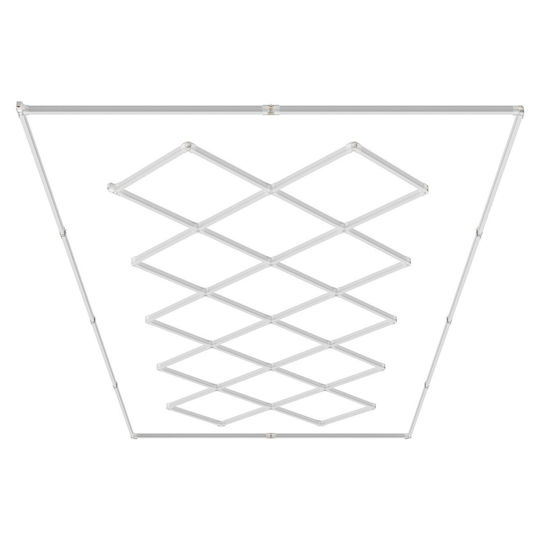 Vevor Square Led Garage Lights 88000lm 14 Grids Bright Shop Light Car Details