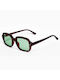 AV Sunglasses Unisex Sunglasses with Burgundy Plastic Frame and Green Lens 120-ACE Burgundy/Green