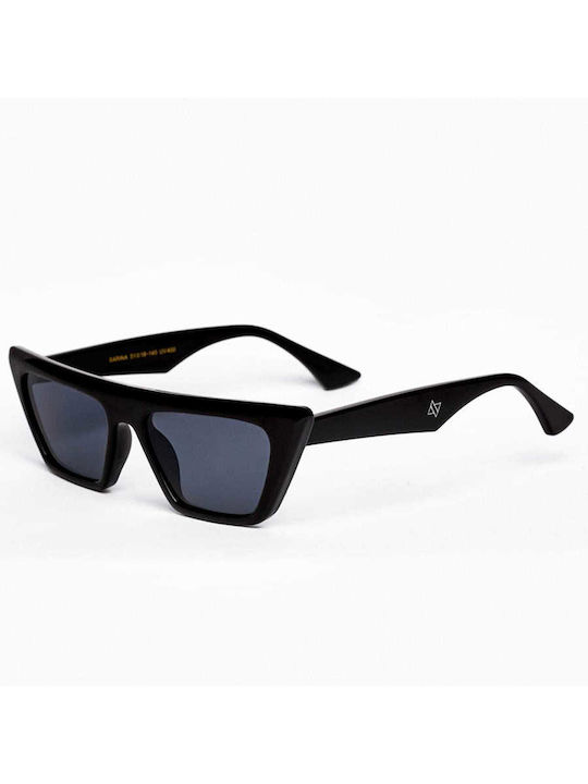 AV Sunglasses Sarina Γυαλιά Ηλίου Μαύρα με Κοκκάλινο Σκελετό AV Sunglasses Sarina Γυαλιά Ηλίου Μαύρα με Κοκκάλινο Σκελετό