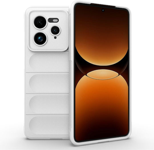 Mad Mask Umschlag Rückseite Kunststoff / Silikon Weiß (Realme GT 7 Pro)