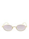 Gast Women's Sunglasses with Gold Metal Frame and Pink Gradient Lens JD03