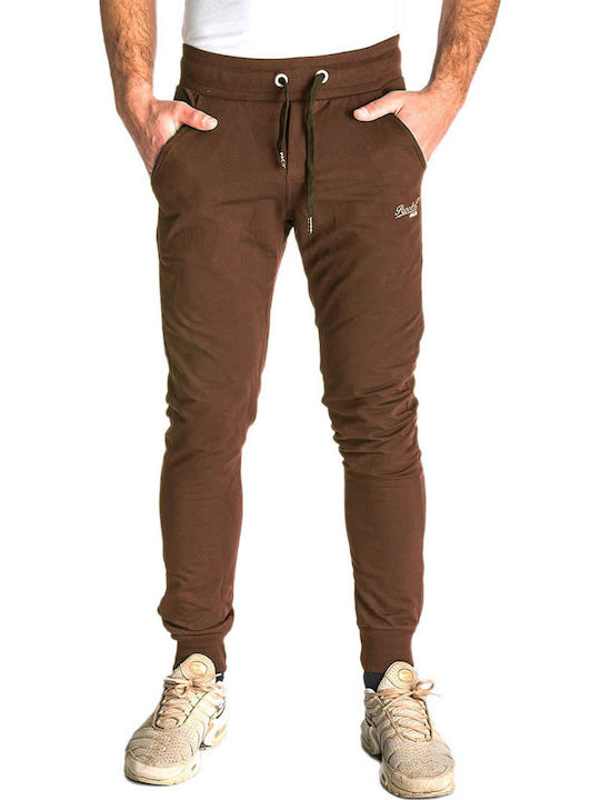 Sweatpants with Elastic Brown
