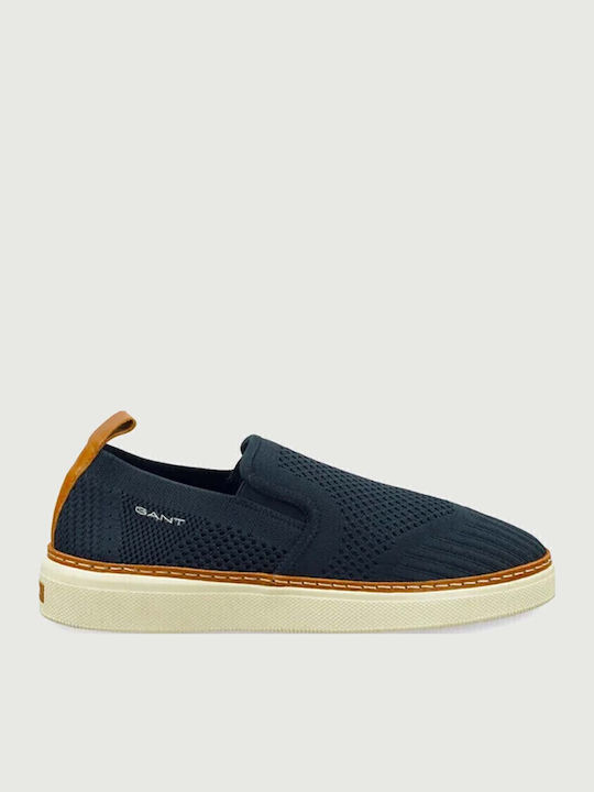 San Prep Men's Canvas Slip-Ons Blue