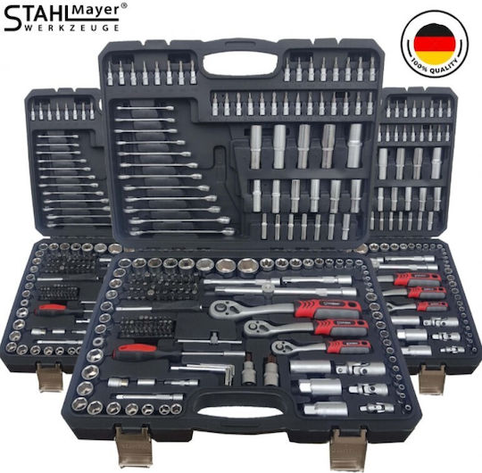 Rockforce Set de chei tubulare și clichet 216buc