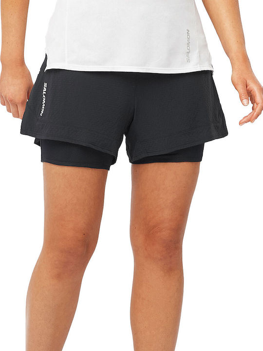 Salomon Sense Aero Γυναικείο Αθλητικό Σορτς Μαύρο