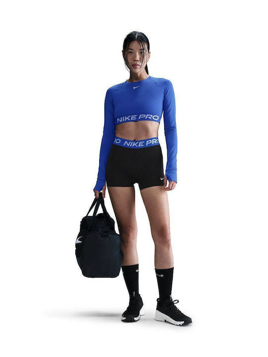 Nike Dri-Fit Training Γυναικείο Κολάν-Σορτς Bla...