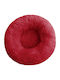 Denik Pets Mattress Dog Round Burgundy 80x80cm