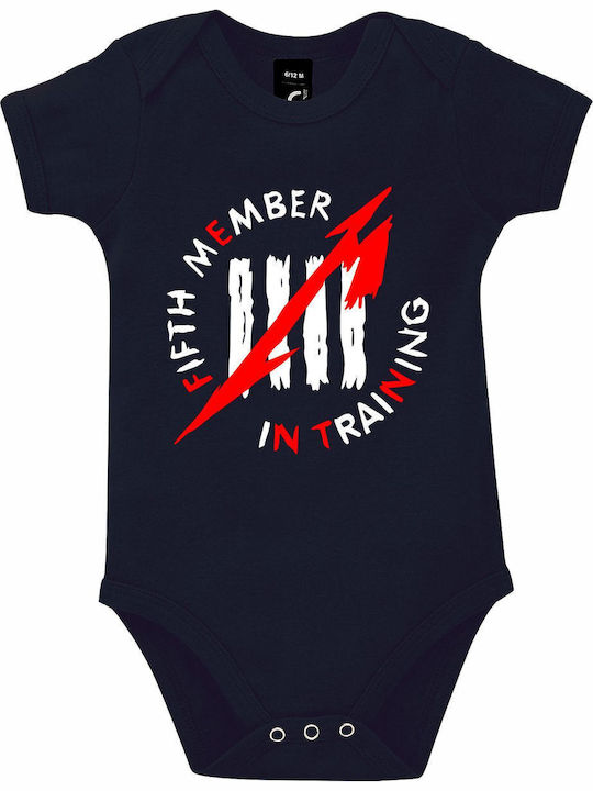 kirikoko Metallica Baby, Fifth Member In Training Къс ръкав French Navy