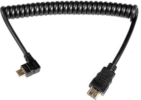 Caruba Cable HDMI male - mini HDMI male 0.45m Μαύρο