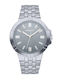 Radiant Ανδρικό Ρολόι 44mm Μπαταρίας με Γκρι Μεταλλικό Μπρασελέ