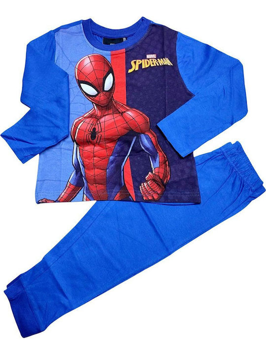 Disney Pijama pentru copii De iarnă Blue Spiderman