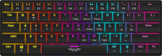 Armaggeddon SMK-1C PsychSparrow Gaming Mechanical Keyboard 65% with Custom Blue switches and Illuminated keys (English US)