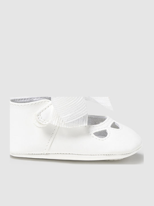 Mayoral Baby Ballerinas White