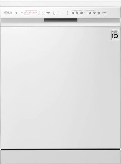 LG Freistehender Geschirrspüler mit Wi-Fi für 14 Gedecke B60xH85cm Weiß