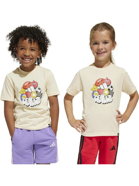 adidas Детска Тениска Vanilla LK Fun Tee