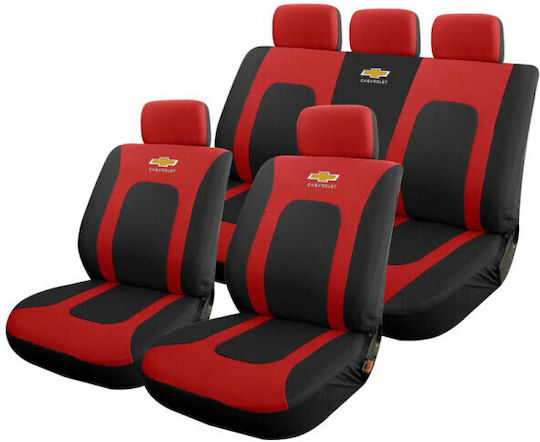 Takeposition Set Autositzbezüge 9Stück Polyester Schwarz