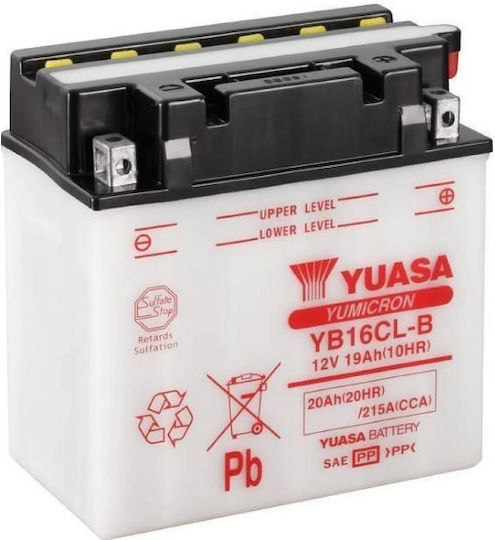 Yuasa Yumicron Отворен Тип Батерия За Мотоциклет 240A С Капацитет 19Ah