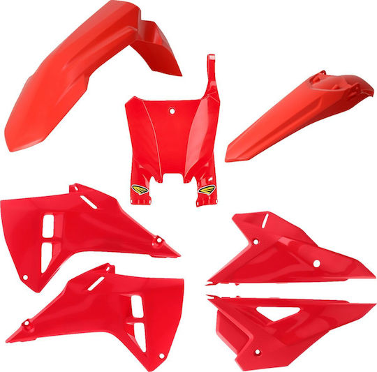 Cycra Motorcycle Plastic Set Red 5pcs