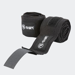 Amila Boxing Hand Wrap 4.5m Black 32003 Black
