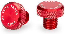 Mirror Hole Screw Plug Caps Red M10 X 1.25 21808r Puig