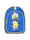 Minions Σχολική Τσάντα Πλάτης Μπλε