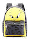 24 School Bag Backpack Black